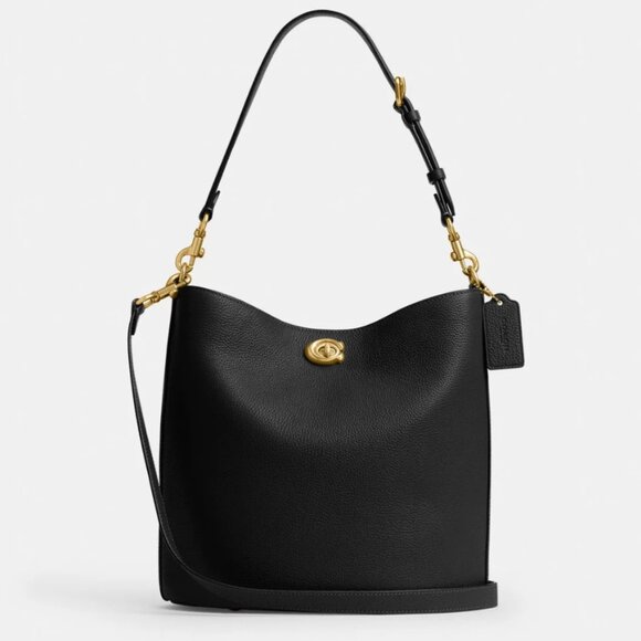 COACH Handbags - Coach Willow Soft Bucket Bag - Black